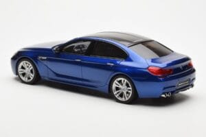 BMW M6 F06 Gran Coupe Blu GT Spirit 1:18 GT184 Resina — immagine 5 di 6