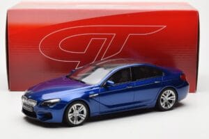 BMW M6 F06 Gran Coupe Blu GT Spirit 1:18 GT184 Resina — immagine 6 di 6