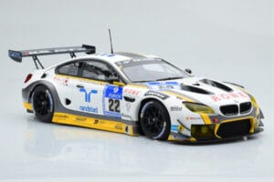BMW M6 GT3 Rowe Racing #98 A. Graf / R. Westbrook / N. Catsburg / N. Paltalla 24 Hours of Nurburgring 2016 Minichamps 1:18 15 — immagine 4 di 6