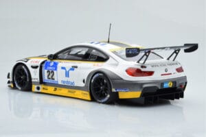 BMW M6 GT3 Rowe Racing #98 A. Graf / R. Westbrook / N. Catsburg / N. Paltalla 24 Hours of Nurburgring 2016 Minichamps 1:18 15 — immagine 5 di 6