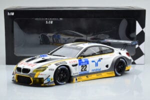 BMW M6 GT3 Rowe Racing #98 A. Graf / R. Westbrook / N. Catsburg / N. Paltalla 24 Hours of Nurburgring 2016 Minichamps 1:18 15 — immagine 6 di 6