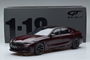 BMW M8 F93 Competition Gran Coupe Ametrina Metallizzato GT Spirit 1:18 GT285 Resina — immagine 6 di 6