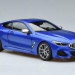 BMW M850i G15 Blu Metallizzato Norev 1:18 183286 Pressofusione - image 5 of 7