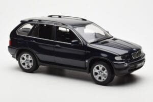 BMW X5 4.4i E53 Blu Scuro Kyosho 1:18 08521DB Pressofusione — immagine 6 di 8