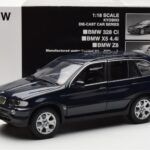 BMW X5 4.4i E53 Blu Scuro Kyosho 1:18 - image 8 of 8
