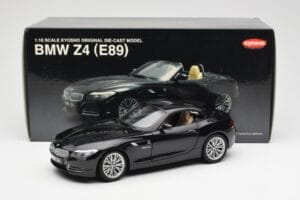 BMW Z4 E89 Spider Nero Metallizzato Kyosho 1:18 08771BK Pressofusione — immagine 9 di 9
