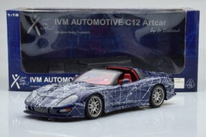 Chevrolet Callaway C12 Corvette MUKO Artcar AUTOart 1:18 71014 Pressofusione — immagine 9 di 9