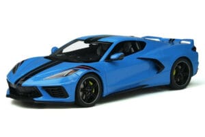 Chevrolet Corvette C8 Rapid Blu GT Spirit 1:18 GT286 Resina — immagine 2 di 7