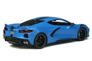 Chevrolet Corvette C8 Rapid Blu GT Spirit 1:18 GT286 Resina — immagine 3 di 7