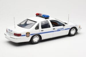 Chevrolet Caprice Cheyenne Polizia UT Models 1:18 21025 Pressofusione — immagine 2 di 6