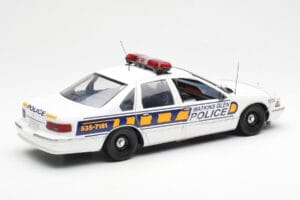 Chevrolet Caprice Watkins Glen Polizia UT Models 1:18 21028 Pressofusione — immagine 2 di 6