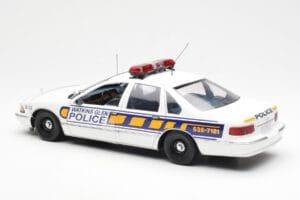 Chevrolet Caprice Watkins Glen Polizia UT Models 1:18 21028 Pressofusione — immagine 5 di 6
