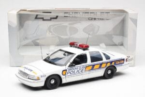 Chevrolet Caprice Watkins Glen Polizia UT Models 1:18 21028 Pressofusione — immagine 6 di 6