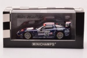 Chevrolet Corvette C5R #53 R. Fellows / J. O'Connell / F. Freon 24 Hours of Le Mans 2003 Minichamps 1:43 400031453 Pressofusi — immagine 4 di 4
