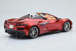 Chevrolet Corvette C8 Z06 Cabriolet Rosso Mist GT Spirit 1:18 GT402 Resina — immagine 2 di 5