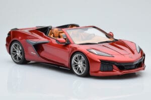 Chevrolet Corvette C8 Z06 Cabriolet Rosso Mist GT Spirit 1:18 GT402 Resina — immagine 3 di 5