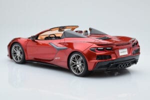 Chevrolet Corvette C8 Z06 Cabriolet Rosso Mist GT Spirit 1:18 GT402 Resina — immagine 4 di 5