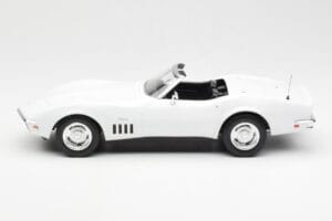 Chevrolet Corvette C3 Cabriolet Can-Am Bianco Norev 1:18 189038 Pressofusione — immagine 3 di 6