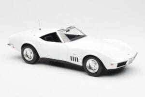 Chevrolet Corvette C3 Cabriolet Can-Am Bianco Norev 1:18 189038 Pressofusione — immagine 4 di 6