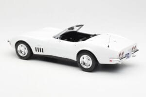 Chevrolet Corvette C3 Cabriolet Can-Am Bianco Norev 1:18 189038 Pressofusione — immagine 5 di 6