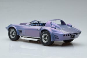 Chevrolet Corvette Grand Sport Roadster Laguna Seca Azzurro Exoto 1:18 EXPRM00080 Pressofusione — immagine 6 di 9