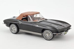 Chevrolet Corvette C2 Sting Ray Cabriolet Norev 1:18 189055 Pressofusione — immagine 3 di 3