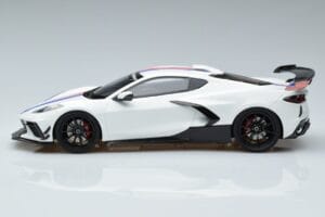 Chevrolet Hennessey Corvette C8 Arctic Bianco GT Spirit 1:18 GT317 Resina — immagine 3 di 6