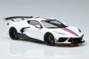 Chevrolet Hennessey Corvette C8 Arctic Bianco GT Spirit 1:18 GT317 Resina — immagine 4 di 6