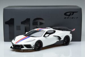 Chevrolet Hennessey Corvette C8 Arctic Bianco GT Spirit 1:18 GT317 Resina — immagine 6 di 6