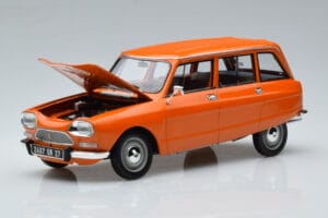 Citroen Ami 8 Break Tenere Arancione Norev 1:18 181674 Pressofusione — immagine 2 di 7