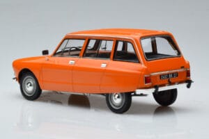 Citroen Ami 8 Break Tenere Arancione Norev 1:18 181674 Pressofusione — immagine 6 di 7