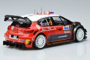 Citroen C3 WRC #9 S. Lefebvre / G. Moreau Tour de Corse 2017 Norev 1:18 181633 Pressofusione — immagine 2 di 6