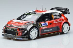 Citroen C3 WRC #9 S. Lefebvre / G. Moreau Tour de Corse 2017 Norev 1:18 181633 Pressofusione