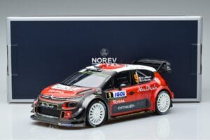 Citroen C3 WRC #9 S. Lefebvre / G. Moreau Tour de Corse 2017 Norev 1:18 181633 Pressofusione — immagine 6 di 6