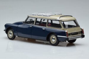 Citroen ID 19 Break Orient Blu Norev 1:18 181770 Pressofusione — immagine 7 di 9