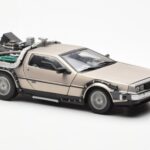 DeLorean DMC-12 Time Machine Back to the Future Argento Sun Star 1:18 - image 6 of 8