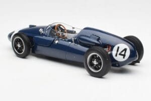 Cooper T51 Climax #14 S. Moss Italian GP Winner 1959 Schuco 1:18 450032600 Pressofusione — immagine 7 di 8
