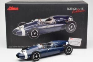 Cooper T51 Climax #14 S. Moss Italian GP Winner 1959 Schuco 1:18 450032600 Pressofusione — immagine 8 di 8