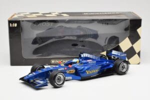 Prost AP03 Peugeot #15 N. Heidfeld F1 Showcar 2000 Minichamps 1:18 180000085 Resina — immagine 6 di 6