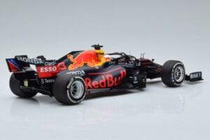 Red Bull Racing RB16B #33 M. Verstappen Abu Dhabi GP F1 World Champion 2021 Minichamps 1:18 110212333 Pressofusione — immagine 2 di 6