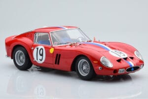 Ferrari 250 GTO #19 24 Hours of Le Mans 1962 Kyosho 1:18 08438A Pressofusione — immagine 6 di 10