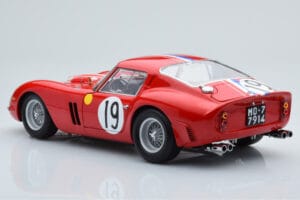 Ferrari 250 GTO #19 24 Hours of Le Mans 1962 Kyosho 1:18 08438A Pressofusione — immagine 7 di 10
