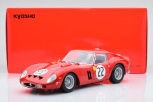Ferrari 250 GTO #22 24 Hours of Le Mans 1962 Kyosho 1:18 08438B Pressofusione — immagine 10 di 10