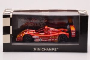 Ferrari 333 SP #3 Moretti Racing G. Moretti / D. Theys / M. Baldi 24 Hours of Le Mans 1998 Minichamps 1:43 430987603 Pressofu — immagine 4 di 4