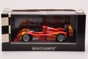 Ferrari 333 SP #30 MOMO M. Papis / D. Theys / B. Wollek Daytona 24 Hours 2nd Place 1996 Minichamps 1:43 430967430 Pressofusio — immagine 4 di 4