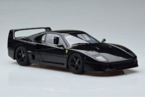 Ferrari F40 Lightweight Nero Kyosho 1:18 08412BK Pressofusione — immagine 8 di 12