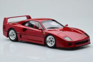 Ferrari F40 Rosso Metallizzato Asia Exclusive Kyosho 1:18 08416RM-G Pressofusione — immagine 7 di 14