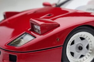 Ferrari F40 Rosso Metallizzato Asia Exclusive Kyosho 1:18 08416RM-G Pressofusione — immagine 10 di 14