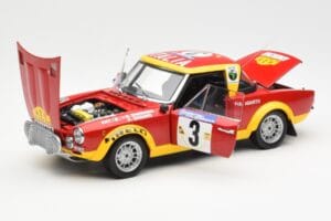Fiat 124 Abarth #3 Barbasio / Sodano East African Safari Rally 1974 Sun Star 1:18 4952 Pressofusione — immagine 2 di 8