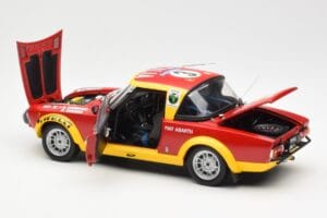 Fiat 124 Abarth #3 Barbasio / Sodano East African Safari Rally 1974 Sun Star 1:18 4952 Pressofusione — immagine 5 di 8